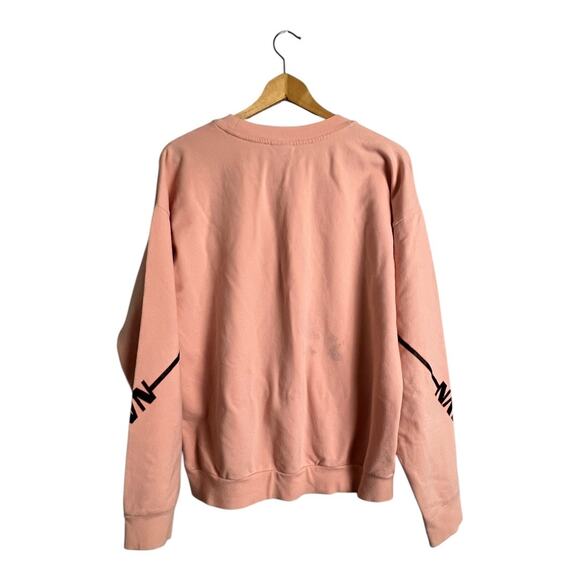 PE Nation Pullover Sweatshirt Athletic Top Shirt Workout Gym Athleisure Grunge M - Picture 5 of 9